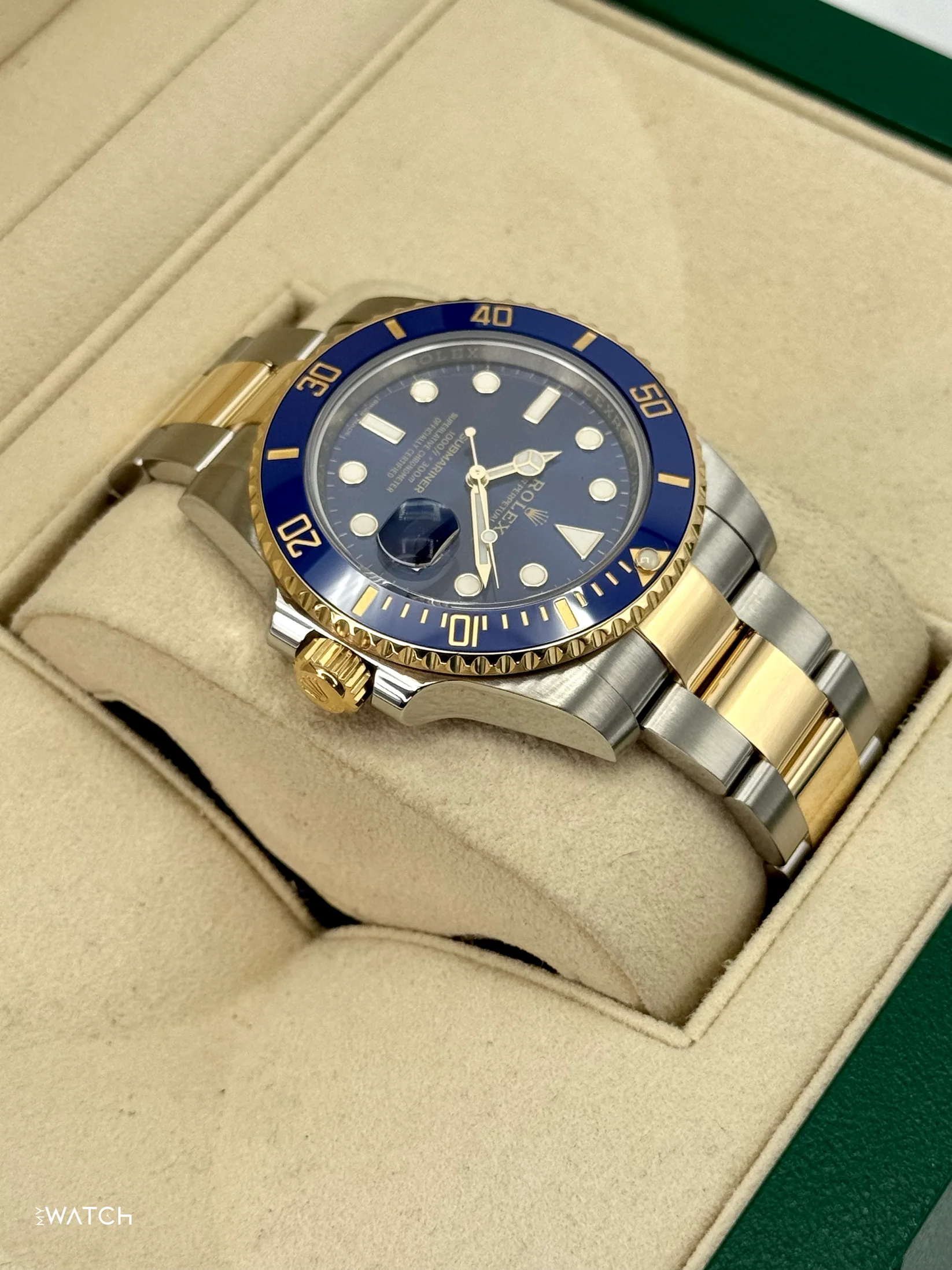 2020 Rolex Submariner "Bluesy" 40mm 116613LB Two-Tone Blue Dial - Image 6
