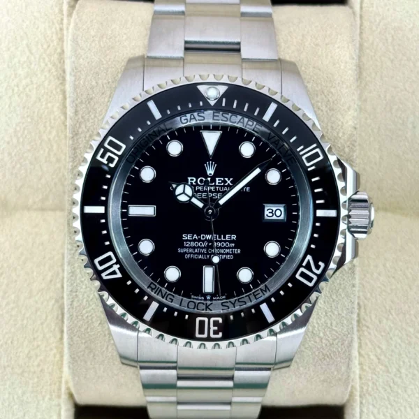 2023 Rolex Deepsea 44mm 136660 Stainless Steel Black Dial