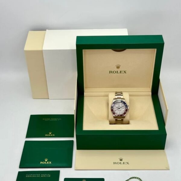 2023 Rolex GMT-Master II “Pepsi” 40mm 126719BLRO White Gold Meteorite Dial Oyster Bracelet