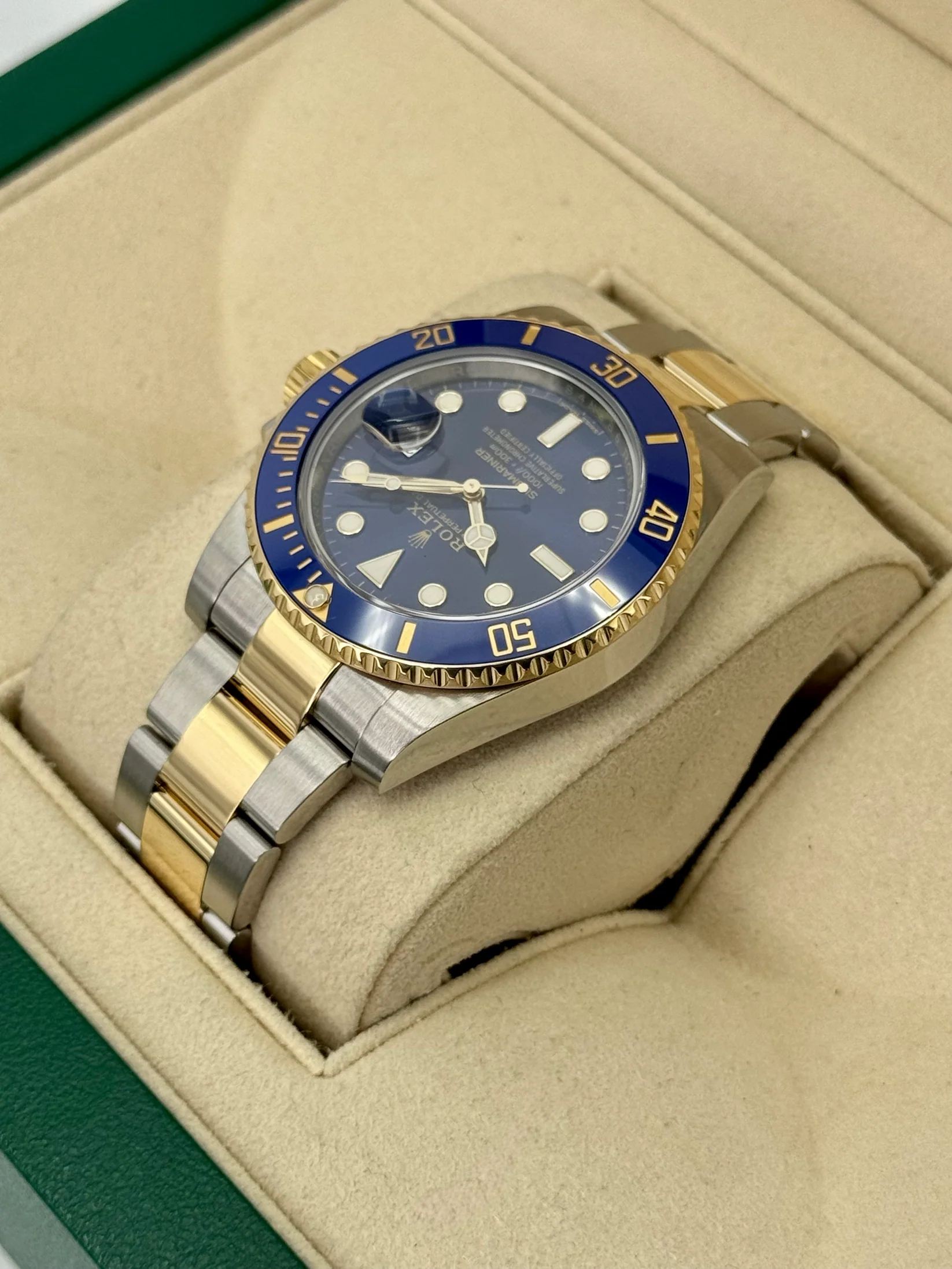 2020 Rolex Submariner "Bluesy" 40mm 116613LB Two-Tone Blue Dial - Image 7